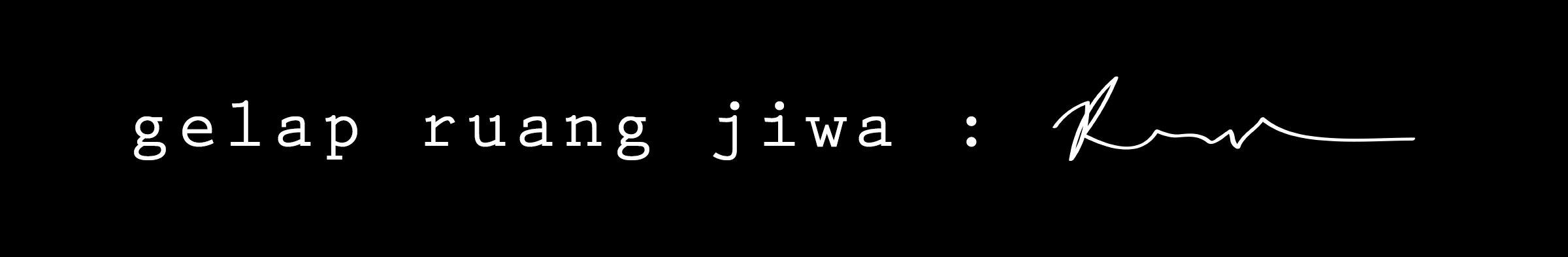 Gelap Ruang Jiwa